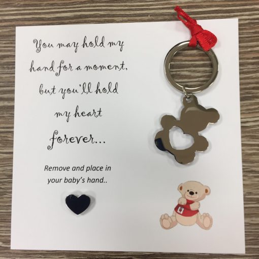 Purchase – Heart in Their Hand Keyring for a Bereaved Parent